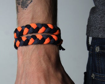 Braided Bracelet, Wrap Bracelet, Bracelet for Men, Bracelet Men, Boyfriend Gift, Gift for Men, Mens Bracelet, Husband Gift, Gift for Husband