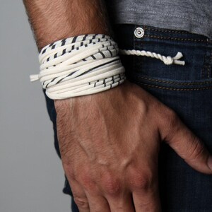 Handmade Unisex Bohemian Cuff Bracelet - Perfect for Festivals - Mens Bracelets - Burning Men Festival Jewelry Boyfriend Gift - Necklush