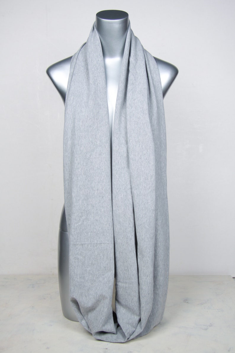 Light Grey Cotton Scarf Men Lightweight Scarf Light Grey Etsy