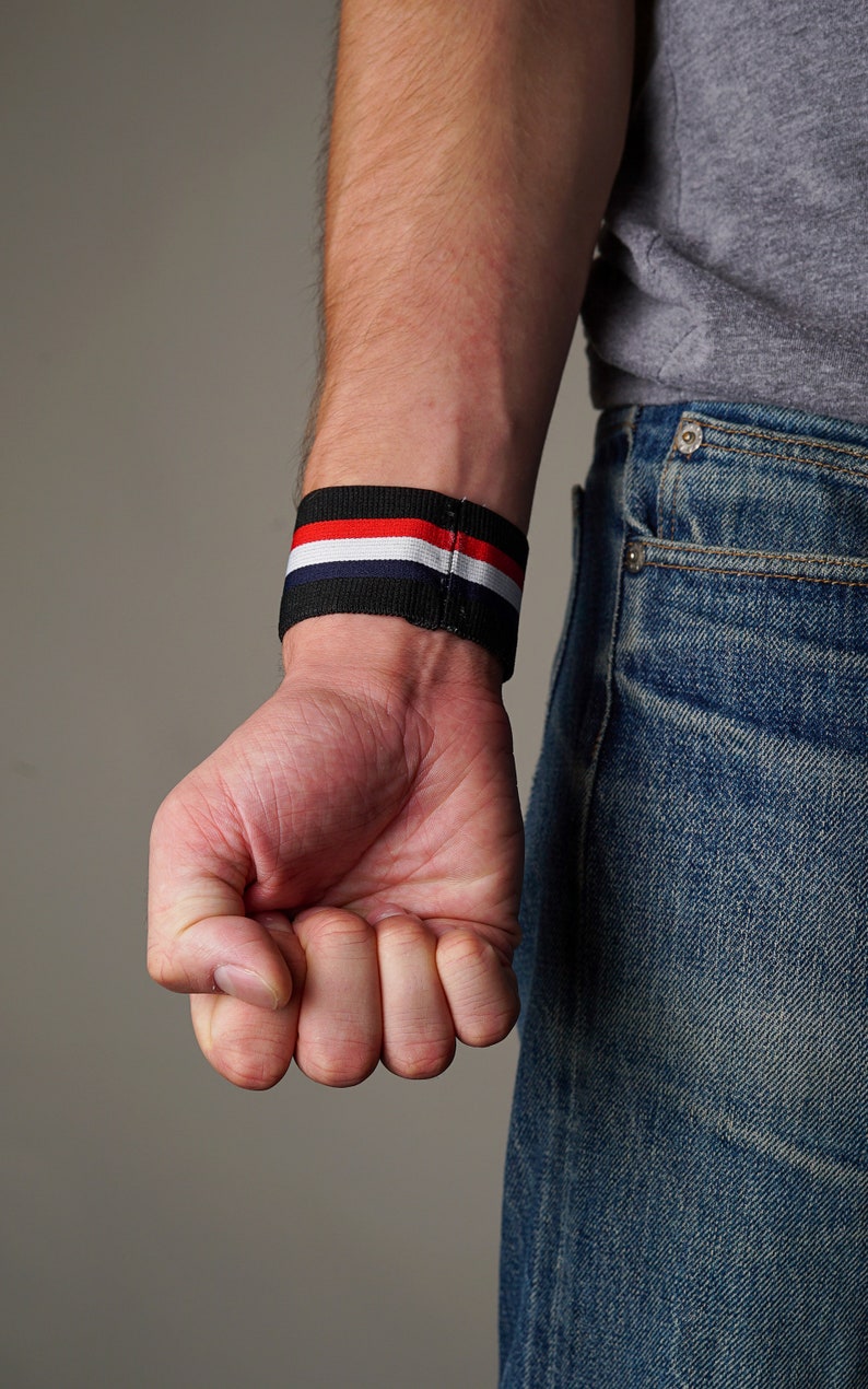 Wristband Mens Athletic Wear Streetwear Retro Fashion Rave Etsy