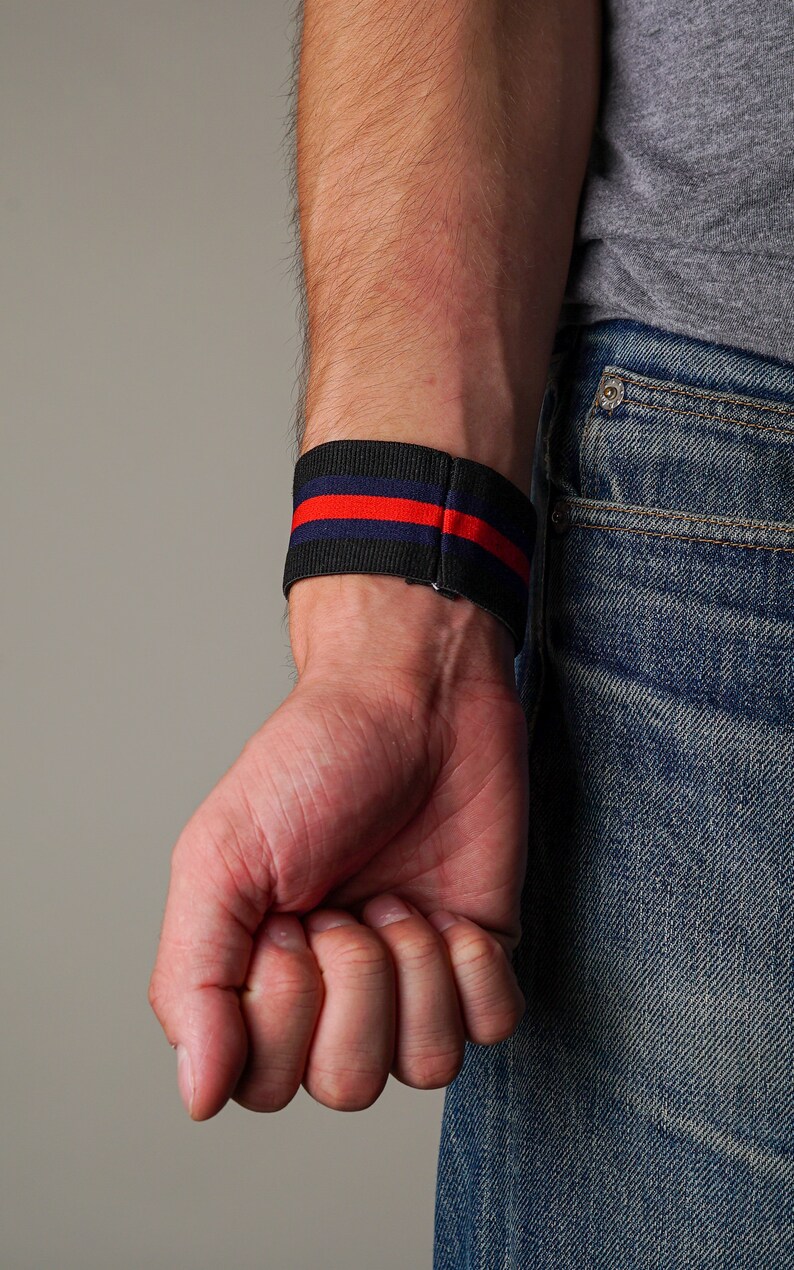 Wristband Streetwear Yoga Bracelet Retro Fashion Mens Athletic Etsy