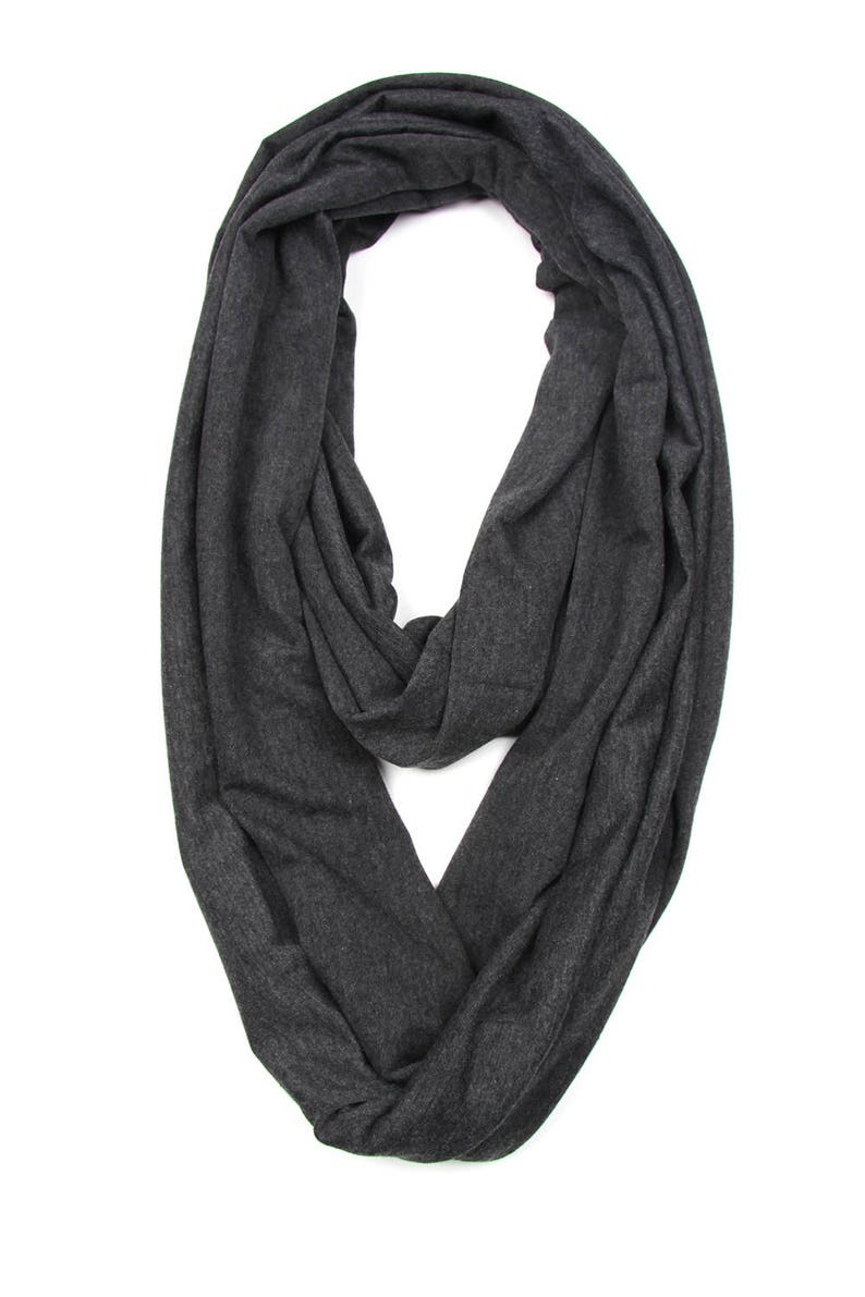 Mens Scarf Dark Grey Infinity Scarf for Men Women Unisex Gray Etsy