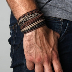 Mens Bracelet / Best Friend Gift / Men&#39;s Stocking Stuffer / Gifts for Boyfriend / Christmas Gift Ideas / Jewelry Gift Guy / Necklush