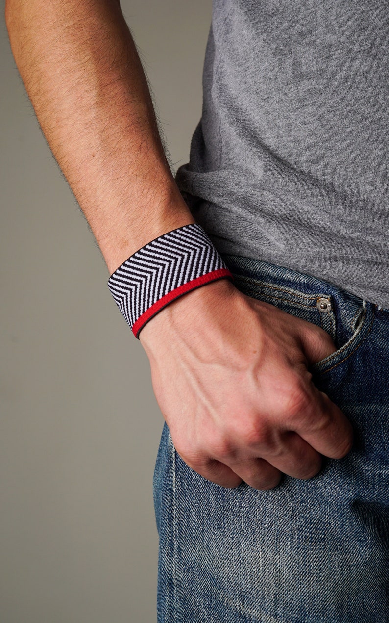 Wristband Mens Streetwear Retro Fashion Athletic Wear Rave Etsy