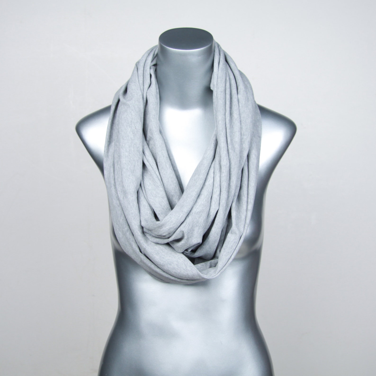 Light Grey Cotton Scarf Men Lightweight Scarf Light Grey Etsy