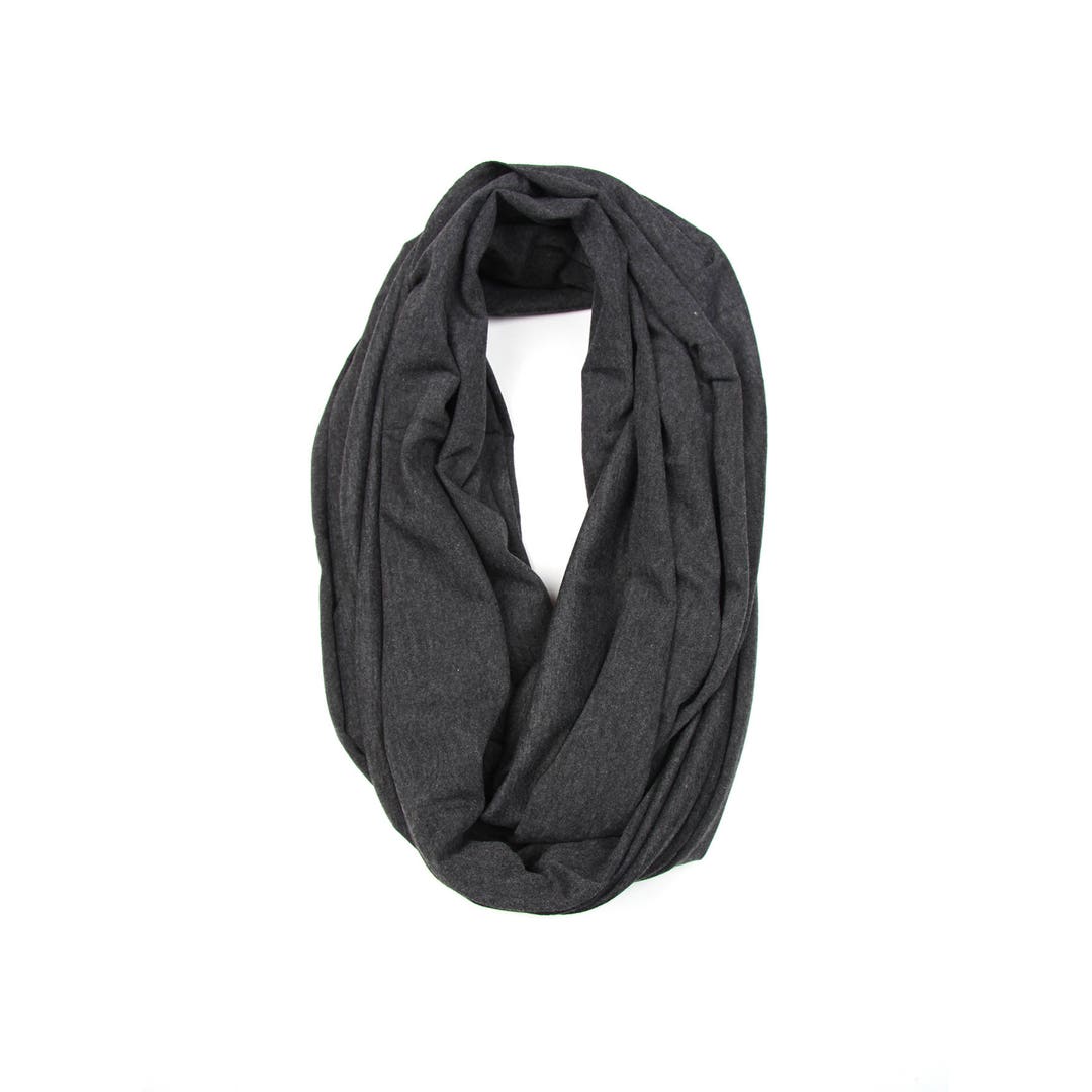 Mens Scarf Dark Grey Infinity Scarf for Men Women Unisex Gray - Etsy