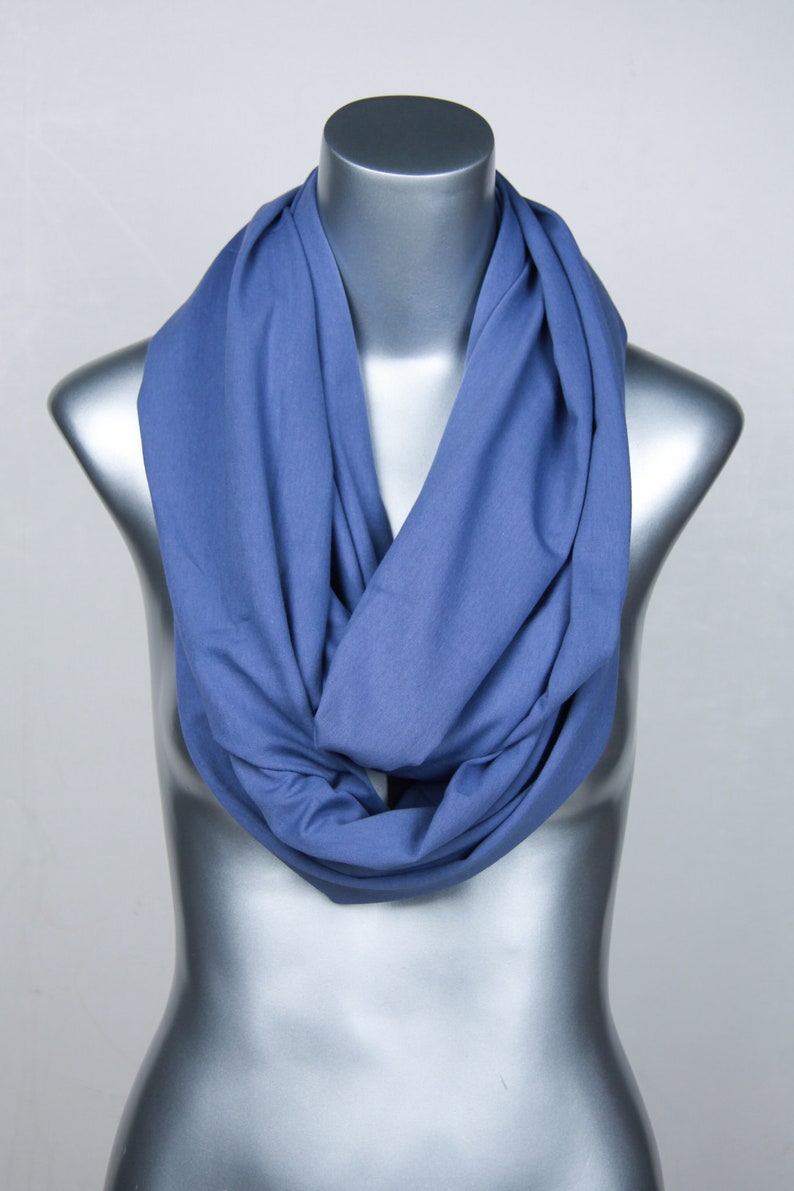 Mens scarf oversized men's infinity scarf blue scarves for Etsy