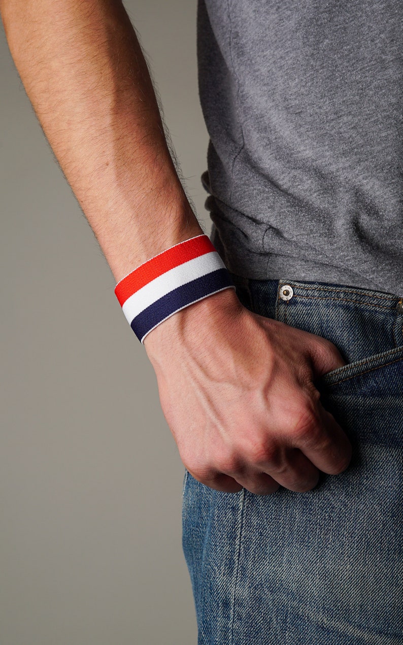 Wristband Hipster Mens Retro Fashion 90s Style Bracelets Etsy