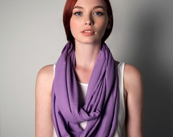 Purple Scarf, Infinity Scarf, Gift ideas for Her, Gift Ideas for Mom, Present for Her, Big Sister, Present for Mom, Gift