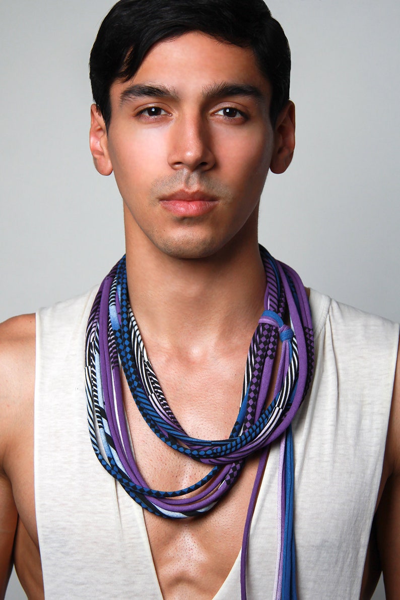 Personalized Man Necklace Mens Jewelry Bohemian Hippie Etsy