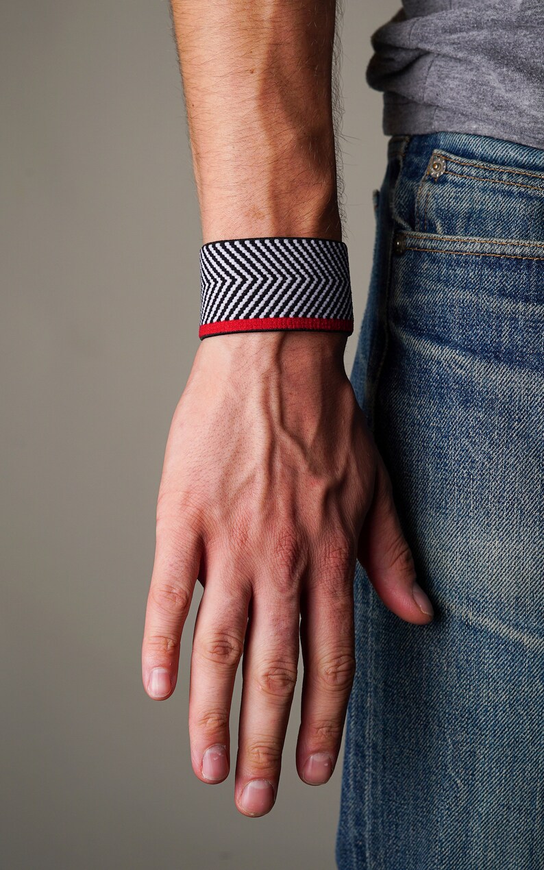 Wristband Mens Streetwear Retro Fashion Athletic Wear Rave Etsy