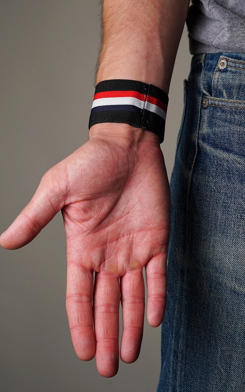 Wristband Mens Athletic Wear Streetwear Retro Fashion Rave Etsy