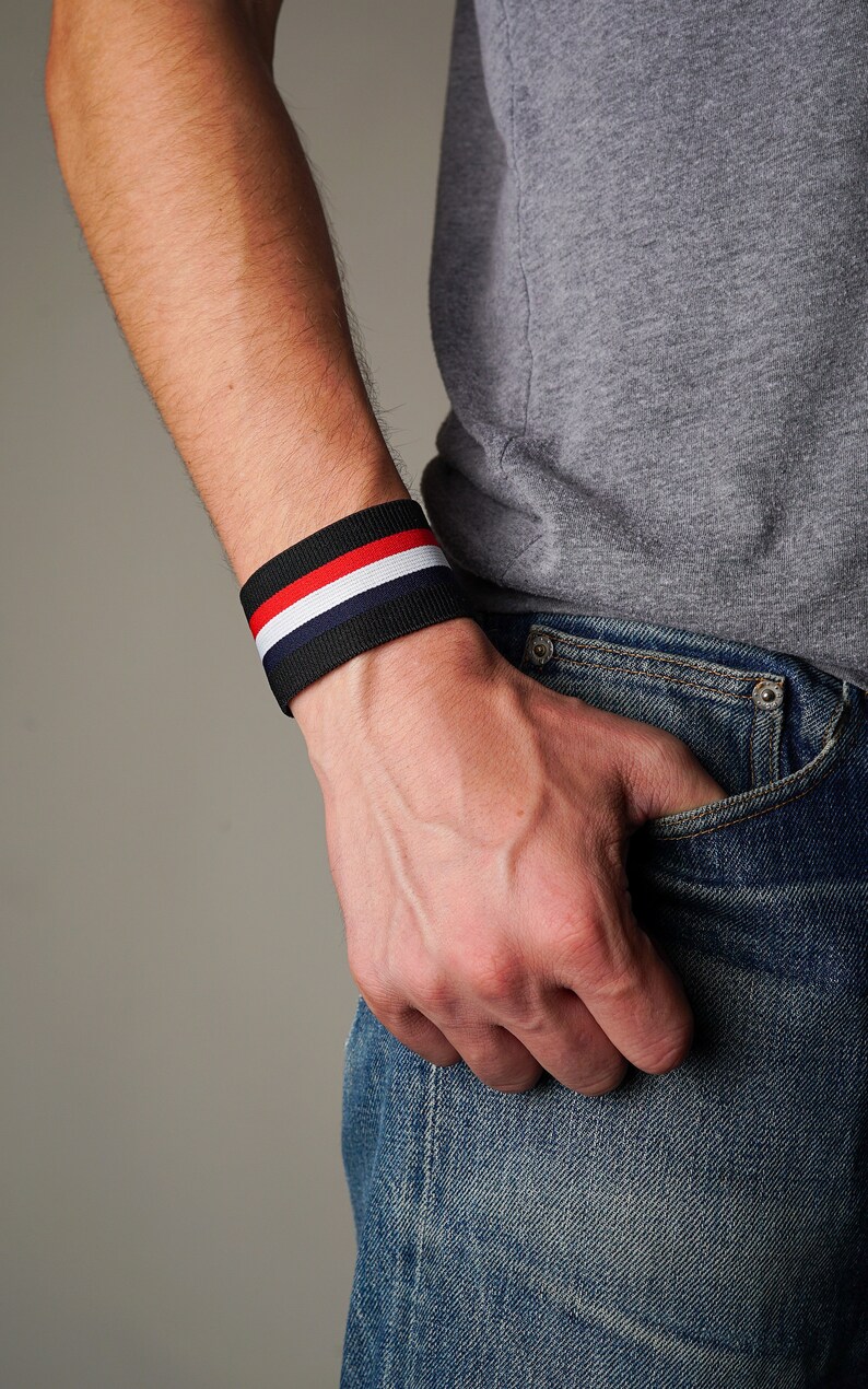 Wristband Mens Athletic Wear Streetwear Retro Fashion Rave Etsy