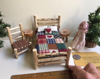 rustic dollhouse furniture