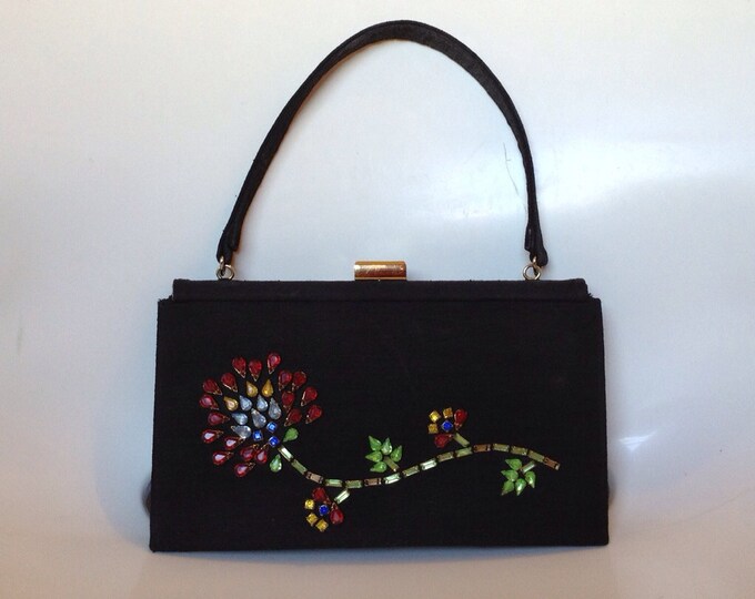 Vintage La Regale Rhinestone Evening Bag Purse Etsy