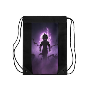 Dragon Ball Schatten Charakter Kordelzugtasche | Anime Dragonball Sack