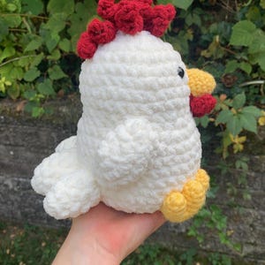 Chubby Chicken Crochet Pattern - Etsy