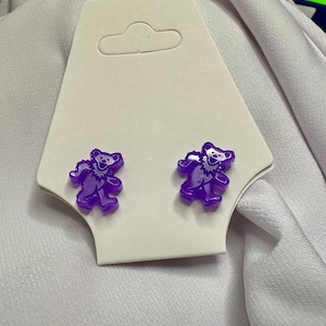 Dancing Bear Stud Earrings!