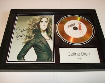 podpisany przez Celine Dion uchwyt na zdjęcia