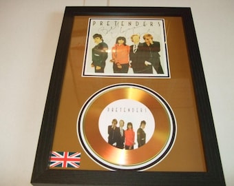 the pretenders   signed  photo mount