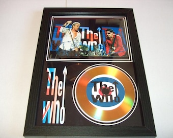 the who  signed  photo mount