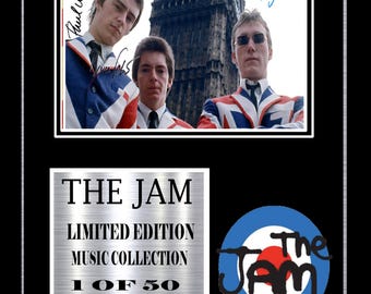 the jam   signed  photo mount