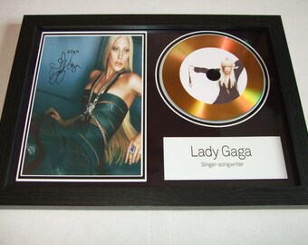 レディガガ サイン入りフォト Lady Gaga サイン入り写真 LADY GAGA