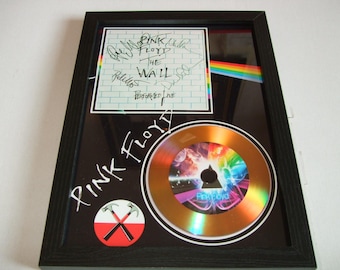 pink floyd   signed  photo mount