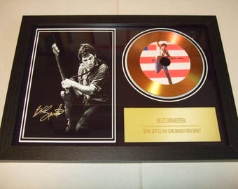 Bruce Springsteen Hand Signed 8x10 Photo With COA - Etsy