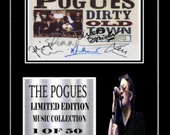 den pouges signierten Fotopassepartout