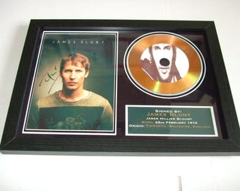 James Blunt signierte Passepartout