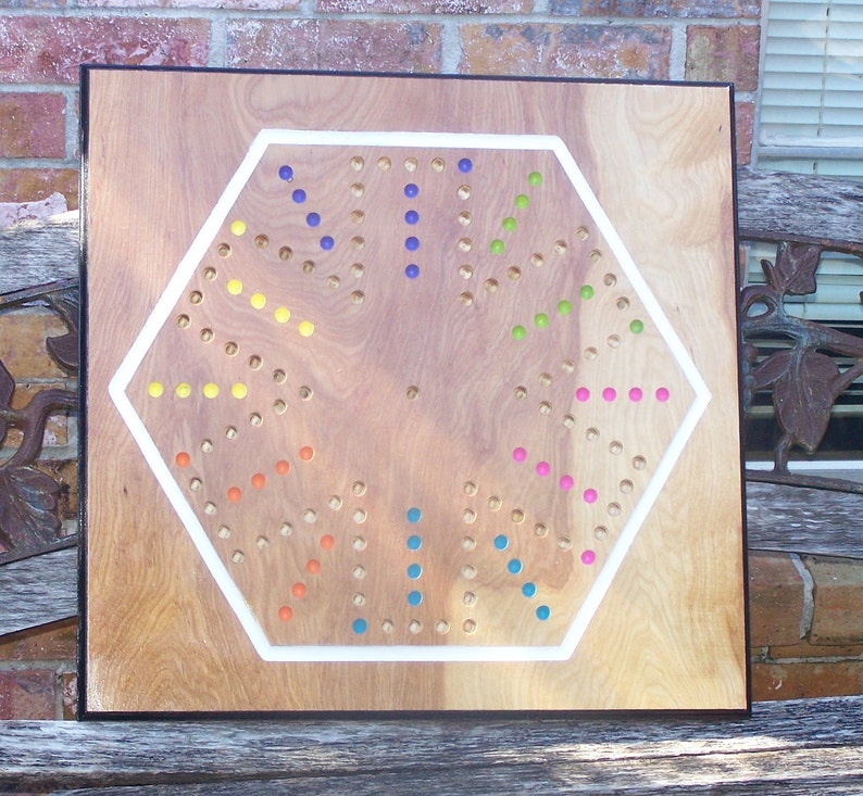 Aggravation board game w marbles and dice Etsy