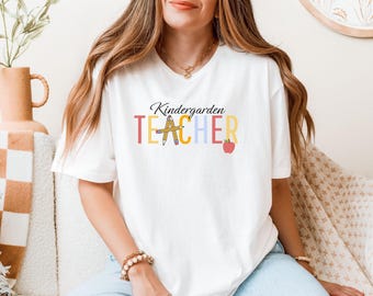 Camiseta para maestra de jardín de infancia: Regalo personalizable para maestras