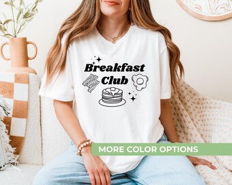Camiseta del Club de los Cinco: Camiseta gráfica retro para amantes de la comida