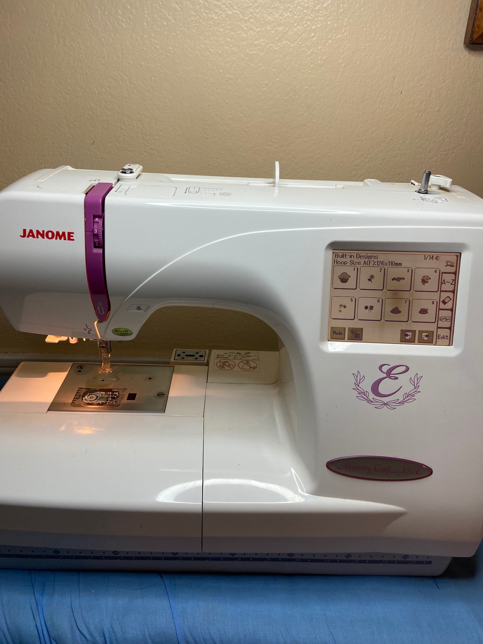 Janome 350E Craft Embroidery Machine Etsy