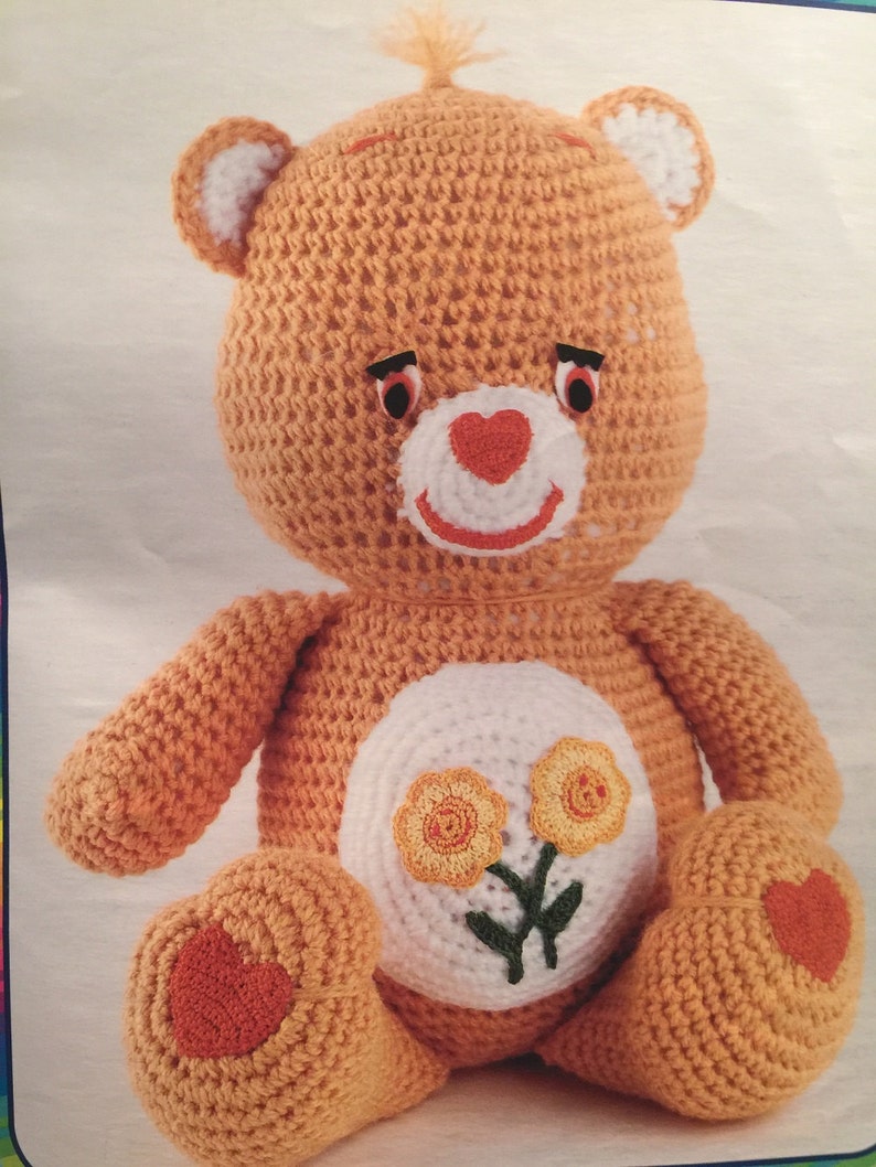 Crocheted Care Bears Etsy