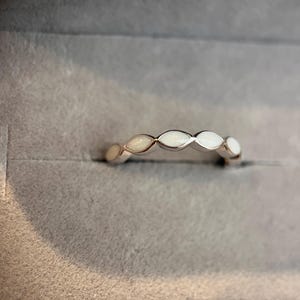 Breastmilk Eternity Ring | Breastmilk Keepsake Ring | Sterling Silver Breastmilk Jewellery | Mother’s Milk Ring | New Mum Gift image 4