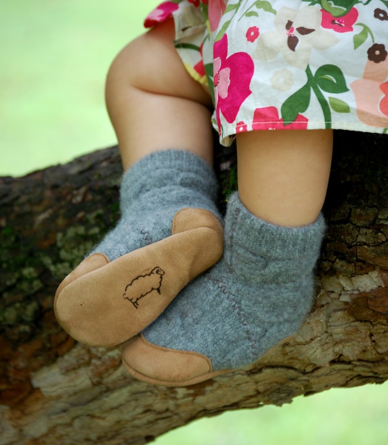 Wool Slipper Pattern for Baby & Kids Instant Download Baby Etsy