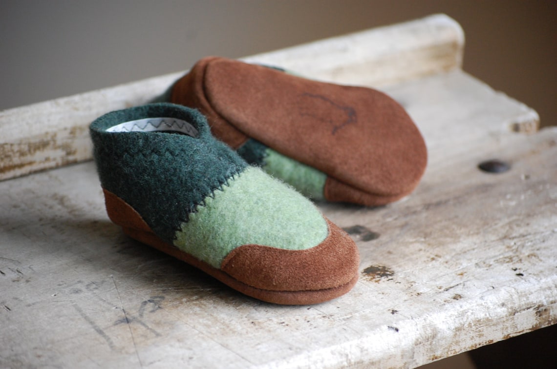 Sewing Pattern for Baby Wool Felt Shoes Tutorial PDF Digital Etsy Canada