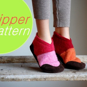 Schnittmuster für Kinderschuhe, PDF Sofort Download, von Wooly Baby, Kindergrößen 7.5, 9.5, 11.5, 13, 2.5