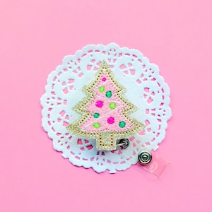 Christmas Tree Badge Reel, Glitter Badge Reel, Sugar Cookie Badge Reel,  ID Badge, Christmas Badge Reel, Nurse , Interchangeable Badge Reel