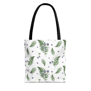 Floral Tote Bag, flower tote canvas, wildflower bag, eco friendly bag, aesthetic tote bag, reusable bag, gift for plant lover, tote flower