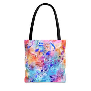 Music Notes Bag, Personalized Tote bag, Musician Gift, Piano Book Tote, Music Bag, Piano Bag, Piano Bag, Trendy Tote Bag, Aesthetic Tote Bag