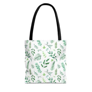 Floral Tote Bag, flower tote canvas, wildflower bag, eco friendly bag, aesthetic tote bag, reusable bag, gift for plant lover, tote flower