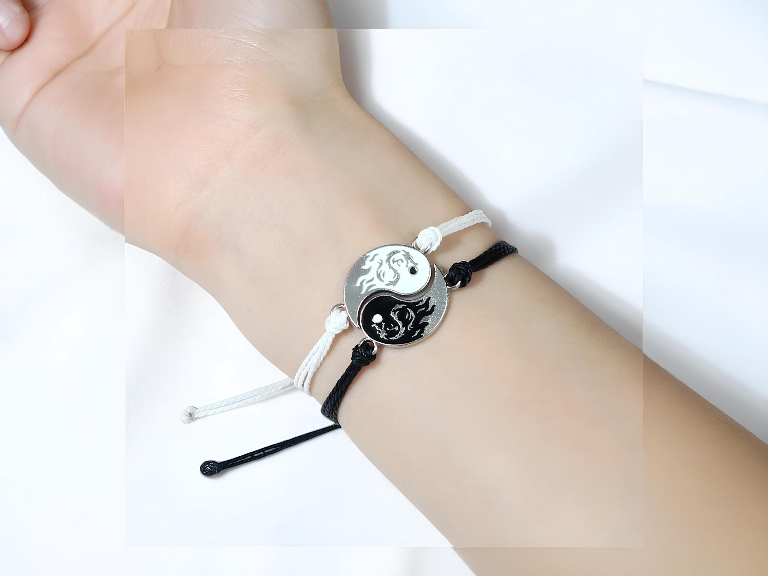 Yin yang bracelet - Etsy 日本