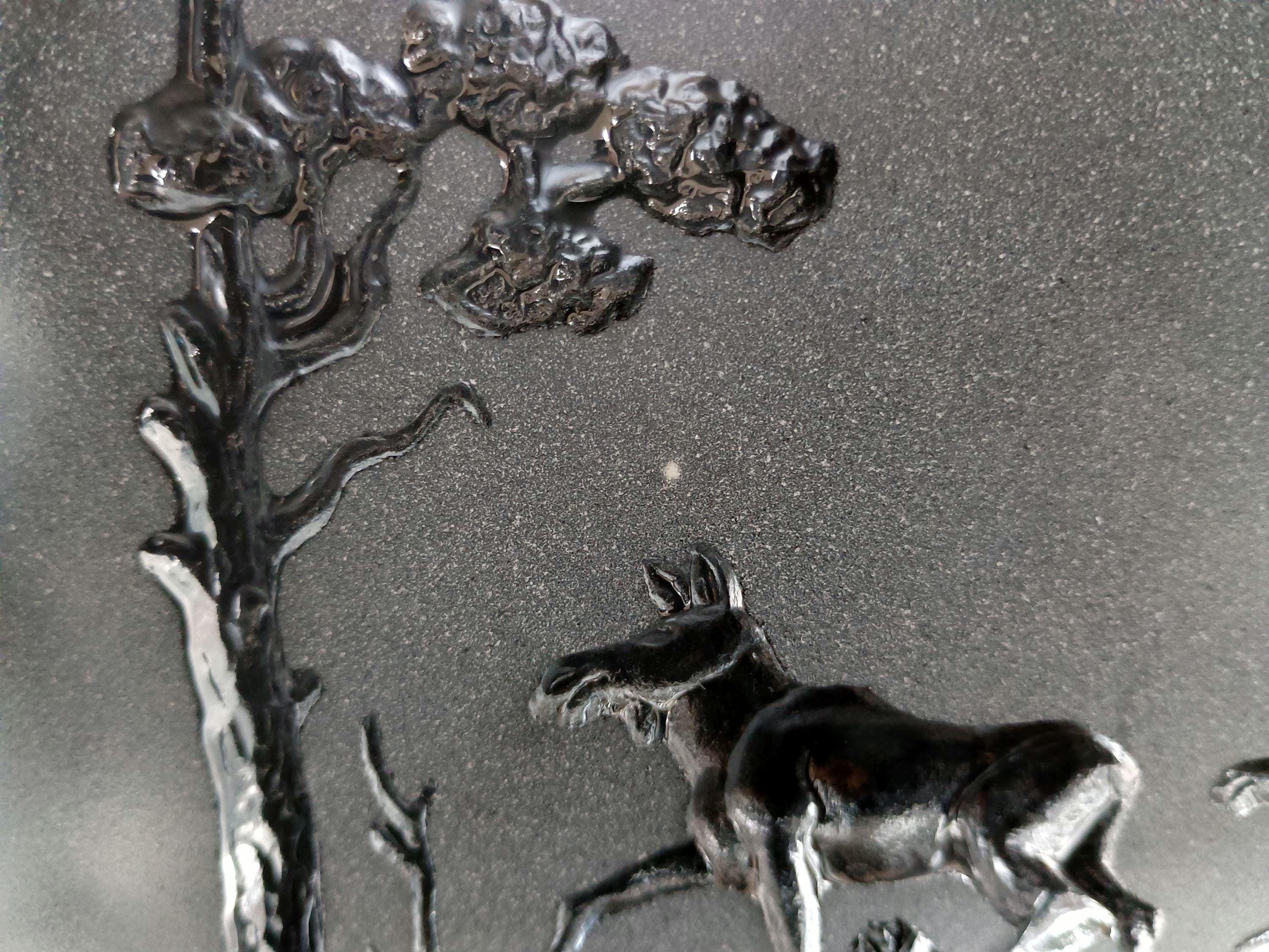 Nybro Glass Moose Block – Elegant Swedish Art Glass Sculpture - Etsy