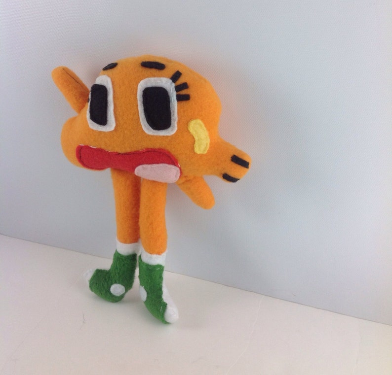 Darwin Watterson Made To Order Plush Toy Etsy