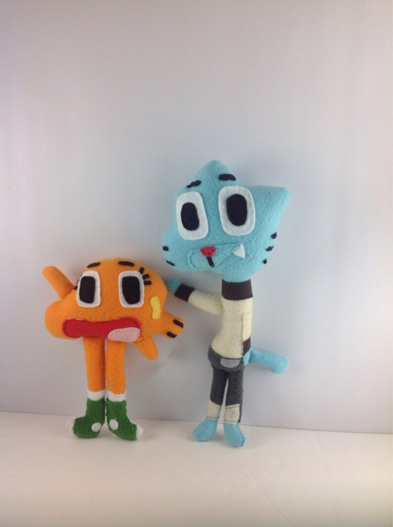 Made to Order Darwin and Gumball plush toys. | Etsy