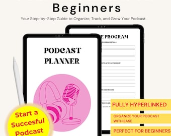 Ultimate Podcast Planning Guide for Beginners | Season  Episode Planner, Niche and  Branding Organizer | Digital PDF for Goodnotes  PDF Apps