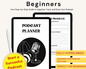 Ultimate Podcast Planning Guide for Beginners | Season  Episode Planner, Niche and  Branding Organizer | Digital PDF for Goodnotes  PDF Apps